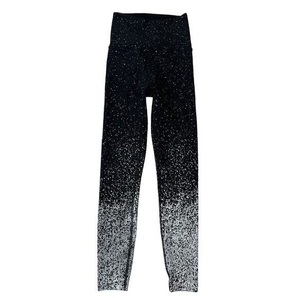 Beyond Yoga Alloy Ombre Leggings High Waist In Black And Silver Size Small - Picture 2 of 9